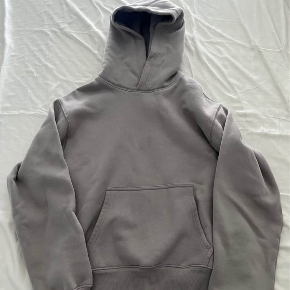 Aritzia Cozy Sweatfleece Perfect Hoodie in Ashen